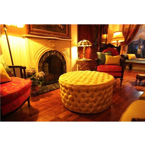 velvet-tufted-ottoman